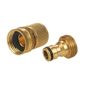 <span class=keywords><strong>Raccord</strong></span> rapide en laiton forgé durable avec filetage mâle 3/4 pouce, norme ANSI, pour outils de jardin, lavage de voitures, connexion de <span class=keywords><strong>tuyau</strong></span> d'eau métallique - Product Image 3
