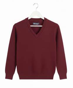 Suéter Escolar para Niños, Manga Larga, Cuello en V, Tejido Suave y Transpirable, Ropa Cómoda para Niños - Product Image 3