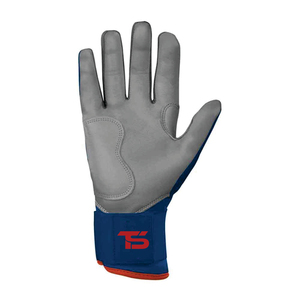 Gants de baseball à manchette courte en cuir de chèvre uni pour joueurs, gants de frappe pour softball, gants de beisbol – Vente en gros - Product Image 6