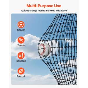 Gabbia da Battuta per Baseball Autoportante e Portatile 41,7 X 12,8 X 10,1 FT, 30 Strati in HDPE Annodato con Ganci a Moschettone per Allenamento Indoor e Outdoor - Product Image 4