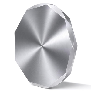 Pièces de monnaie rondes en acier inoxydable, ébauches de pièces de monnaie à bords facettés, ébauches de pièces de monnaie usinées CNC, pièces de monnaie de défi en acier inoxydable - Product Image 1