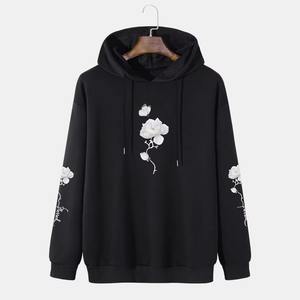 Sudadera con Capucha Unisex Personalizada con Logotipo, de Forro Polar Grueso, Lavado Ácido, Transpirable, Resistente al Viento, con Patrón 3D y Técnicas de Bordado en Relieve - Product Image 1