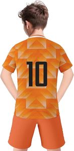 เสื้อฟุตบอลทีมชาติเนเธอร์แลนด์ แขนสั้น คอวี แบบซับลิเมชั่น โพลีเอสเตอร์ 100% เสื้อกีฬา  สำหรับฤดูกาลต่างๆ  สามารถสั่งทำชื่อได้ - Product Image 5