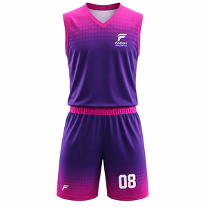 Uniforme de Baloncesto Sublimado Personalizado, Transpirable, de Secado Rápido, Conjunto de Camiseta de Baloncesto para Equipo, Ropa Deportiva al por Mayor, Ropa de Entrenamiento para Hombre - Product Image 1
