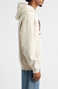 เสื้อฮู้ดดี้ผู้ชายสไตล์สตรีทแวร์ ผ้าฝ้ายพรีเมียม ทรงโอเวอร์ไซส์ - Product Image 2