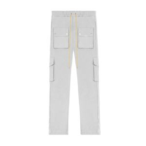 2024 été nouveau pantalon Cargo multi-poches personnalisé élastique grande taille pantalons et pantalons pour hommes pantalon cargo - Product Image 1
