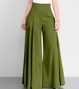 Nouveau pantalon de bureau formel pour femme, taille haute, coupe droite, en toile polyester/coton écologique à séchage rapide, excellente qualité, collection automne - Product Image 3