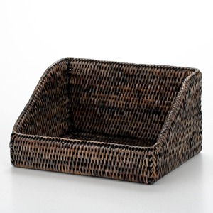Cesta de ratán con bordes biselados, hecha a mano, para almacenamiento, de ratán natural, moderna, multifuncional, hecha en Vietnam - Product Image 3