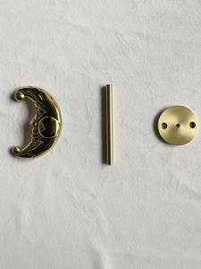 Ganchos de pared pequeños con forma de luna, ideales para habitaciones infantiles, también se pueden usar como joyas y accesorios diarios, de la India. - Product Image 2