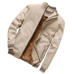 Heavyweight Bomber Jacket Zip Up Winter <b>Coat</b> for Men Casual Streetwear Outerwear USA Retail Brands Wholesale Apparel Factory New - Product Image 4