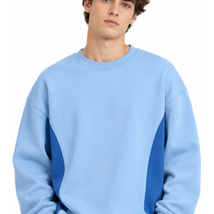 Sudadera de cuello redondo holgada y extragrande para hombre, de algodón y felpa, estilo urbano de invierno, marca de moda personalizada, producción directa de fábrica al por mayor - Product Image 5
