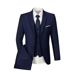 Ensemble de costume respirant pour homme, couleur bordeaux, avec chemise blanche et cravate noire, pour uniforme de bureau d'entreprise, adultes - Product Image 3