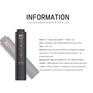 Marque privée, meilleur fabricant coréen OEM ODM, pigment d'encre, 19 couleurs pour l'encre à sourcils, pigment pour contour des yeux, en vrac, 1 kg - Product Image 1