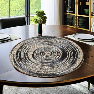 Napperon de table en perles de verre brodées multicolores le plus luxueux Royal Classic Design Mariages Fêtes du Nouvel An Budget-Friendly - Product Image 1