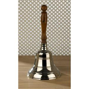 กระดิ่งโบราณพร้อมด้ามไม้ ของตกแต่งคริสต์มาส กระดิ่งทองเหลืองเสียงไพเราะ ราคาถูก อุปกรณ์จัดงาน - Product Image 6