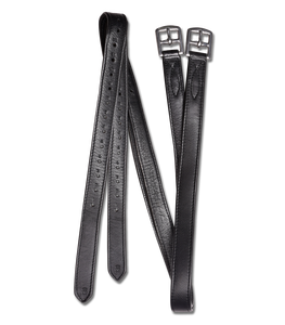 Equestrian Saddle Horse Stirrups Leather Straps English Saddle Stirrupa Straps Soft Cow Leather Stirrups Strap - Product Image 4