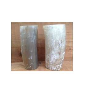 Par de Jarrones de Flores Hechos a Mano con Cuerno de Búfalo Antiguo, Artículo Decorativo Natural para el Hogar, Estilo Rústico, Material de Madera - Product Image 6