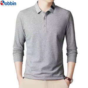 Chemise à manches longues pour homme, design tendance et professionnel, nouveau modèle, chemise polo pour l'automne, vêtements de travail de bureau, logo personnalisé - Product Image 3