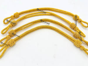 Cordon tressé en or pour chapeau d'uniforme de cérémonie – Qualité supérieure - Product Image 5