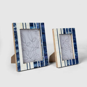 Cadre photo en corne et os, design personnalisé en résine et bois, artisanat indien, produit le plus vendu, prix de gros, haute qualité - Product Image 1