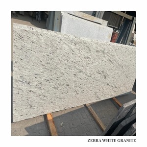 Dalles de granit blanc Zebra emblématiques, surface en pierre naturelle de qualité supérieure pour comptoirs de cuisine et applications architecturales - Product Image 5