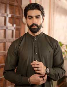 Salwar Kameez pour hommes de qualité supérieure, vêtements traditionnels indiens et pakistanais, vêtements ethniques décontractés en coton, nouvelle collection, style tendance - Product Image 6