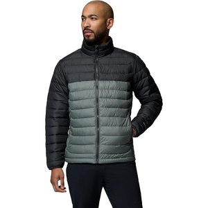 Veste polaire d'hiver pour homme, couleur olive, col montant, fermeture éclair, coupe-vent, décontractée, coupe standard, longueur normale - Product Image 5