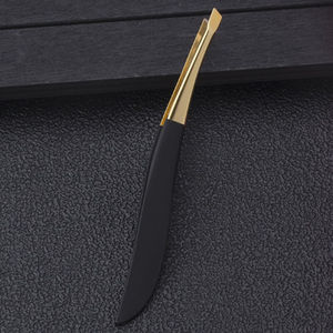 MAHFOOZ INSTRUMENTS Pinza Profesional de Acero Inoxidable para Depilación de Cejas, Color Dorado, Herramienta de Belleza y Maquillaje para Mujer - Product Image 6