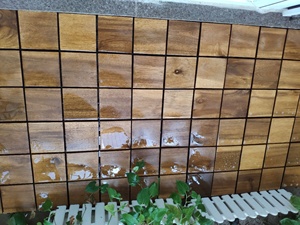 Carreaux de terrasse en bois d'acacia à 9 lattes carrées au design moderne Installation facile Nettoyage 12mm d'épaisseur Origine vietnamienne lisse pour - Product Image 4