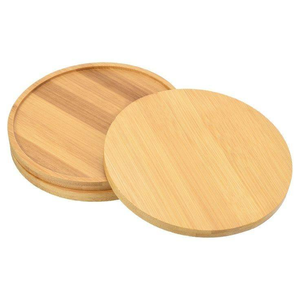 BSBH Hotsale Custom Wood <b>Bamboo</b> Coaster With Logo Drink Protection Cups Drinks Decor for Wood Tabletop Mats & Pads for <b>Mugs</b> - Product Image 3