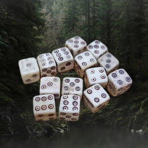 ลูกเต๋าทรงสี่เหลี่ยมสไตล์วินเทจทำมือปรับแต่งได้ศิลปะบนโต๊ะเล่นเกม - Product Image 4