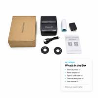 Imprimante thermique portable MP80-27 80 mm pour reçus et étiquettes, mini-imprimante thermique portable 3 pouces pour le commerce de détail et les points de vente