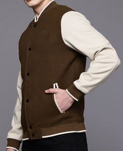 เสื้อแจ็คเก็ตวาร์ซิตี้แบบวินเทจสำหรับฤดูหนาวของชมรมซิกมา  แบบยูนิเซ็กซ์  สำหรับโรงเรียน/มหาวิทยาลัย  ผ้าขนสัตว์  แบบ Letterman  ทรงปกติ  บุซับในเชอร์ปาด้านหน้า - Product Image 3