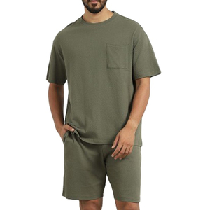 Two Piece Casual Wear Men T Shirt Shorts <b>Set</b> Sportswear Workout Running Fitness Wear Printed <b>Twin</b> <b>Sets</b> for Men OEM Service - Product Image 1