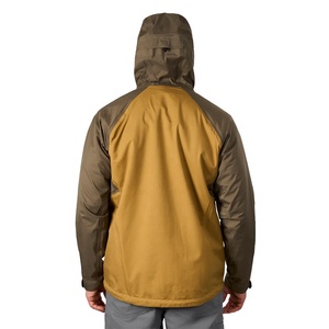 Nouvelle collection – Veste de pluie unisexe à capuche pour la randonnée et l'escalade, respirante, 100 % polyester, coupe-vent, imperméable 3L, avec logo frontal - Product Image 1