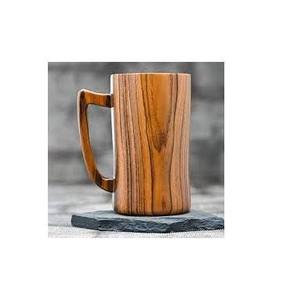 Mug à bière en bois écologique de style japonais, tasse à café réutilisable, vaisselle décorative artisanale pour la maison - Product Image 3