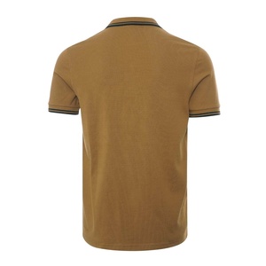 Chemises à manches courtes pour hommes en Spandex/Coton, nouvelle collection, prix usine, tissu jersey infroissable, couleurs contrastées - Product Image 6