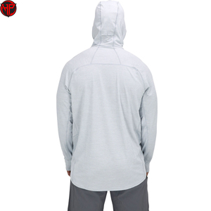 Sudadera con Capucha UPF 50+ para Pesca, Secado Rápido, Manga Larga, Protección Solar, con Máscara Integrada, para Campismo al Aire Libre - Product Image 3
