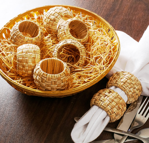 Hot Selling Natural Material Rattan Napkin Ring <b>Paper</b> <b>Towel</b> Ring Cloth Ring square Napkin <b>Holder</b> in best style - Product Image 6