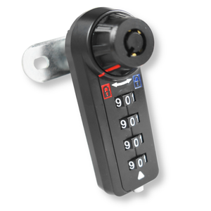 Serrure tubulaire à combinaison à 4 chiffres en alliage de zinc avec entraxe de 60 mm pour armoires et casiers - Product Image 1