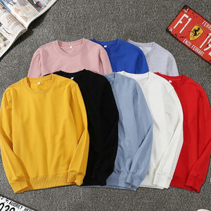 Sudaderas Personalizadas con Logotipo para Mujer, Sudaderas Baratas Bordadas con Estampado Sencillo, Sudaderas Unisex de Algodón Extra Grandes para Hombre, Sudadera con Cuello Redondo - Product Image 5
