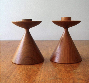 Hot Selling Vintage Wooden <b>Candlestick</b> Holder European Luxury Centerpiece for Table Romantic Decor - Product Image 4