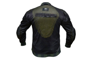 Camisa de Motociclista Premium de Franela a Cuadros con Forro de Aramida, Transpirable, Resistente a Cortes, Negra y Gris, Personalizada para Hombre, Venta al por Mayor OEM, Protección a Granel - Product Image 5