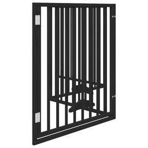 Barrière pliable pour chien à 4 panneaux avec porte, 126,0 pouces, en bois de peuplier noir, barrière et enclos pour animaux de compagnie - Product Image 5