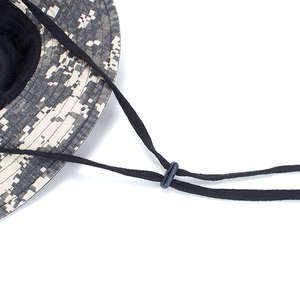 Chapeau Bob d'été personnalisé à large bord pour le camping en plein air, avec corde coupe-vent, pour femmes et hommes - Product Image 5