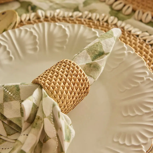 Anneau de serviette tissé à la main, fabrication artisanale, idéal pour les mariages et les fêtes, porte-serviettes à bon prix. - Product Image 2