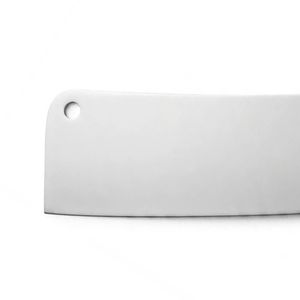 Couteaux à viande en acier inoxydable de haute qualité avec lame rectangulaire large et manche riveté noir durable pour restaurant - Product Image 3