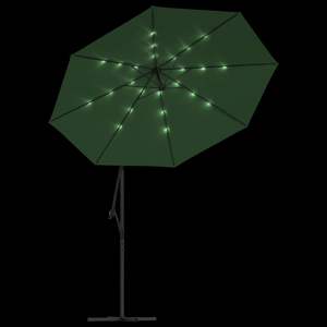Parasol solaire suspendu avec tissu en polyester vert et métal, diamètre 118,1 pouces - Product Image 6