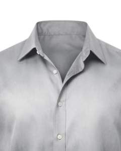 Camisa Formal para Hombre en Gris Claro Degradado, Algodón Premium, Manga Larga, Cierre de Botones, Estilo Casual Elegante, Fabricante OEM Personalizado, Suministro al por Mayor - Product Image 5