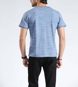 Pakistan Made OEM Customizable Men T-<b>Shirts</b> Trendy Button Neck T-<b>Shirt</b> Soft Cotton Relaxed Fit Modern Streetwear Style - Product Image 2